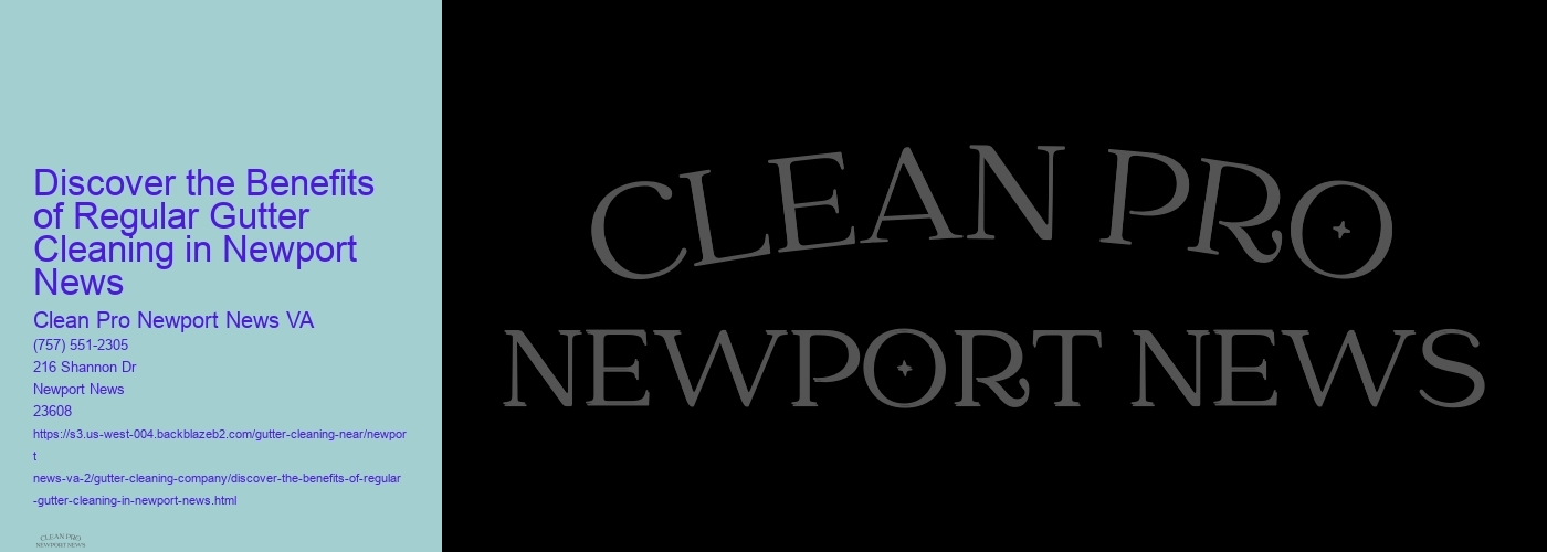 Discover the Benefits of Regular Gutter Cleaning in Newport News 